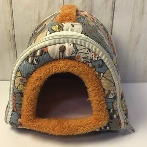 Plush Cat Carrier House for Small Toy Plush